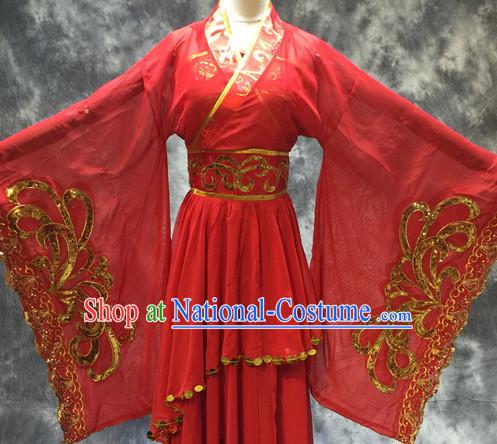 Chinese Ancient Classical Dance Costumes for Women or Girls