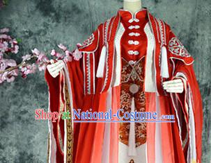 Ancient Chinese Stage Royal Dress National Costume Halloween Costumes Hanfu Chinese Dresses Chinese Clothing