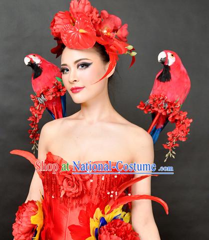 Giant Feather Wings Stage Costumes Theater Costumes Professional Theater Costume for Women