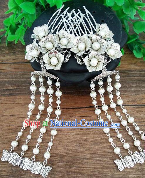 Princess Hanfu Hair Accessories Headpiece Headdress Phoenix Crown Hair Decoration Head Hairpin Accessories Comb Wedding Headwear Hair Accessorie Head Dress