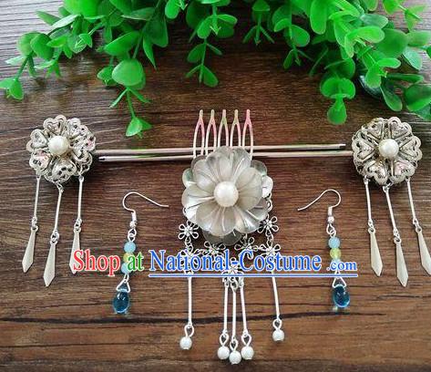 Princess Hanfu Hair Accessories Headpiece Headdress Phoenix Crown Hair Decoration Head Hairpin Accessories Comb Wedding Headwear Hair Accessorie Head Dress