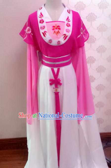 Chinese Yue Opera Costumes Huang Mei Opera Costume Complete Set for Women