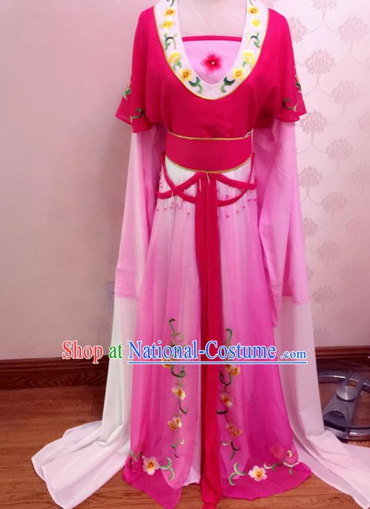 Chinese Yue Opera Costumes Huang Mei Opera Costume Complete Set for Women