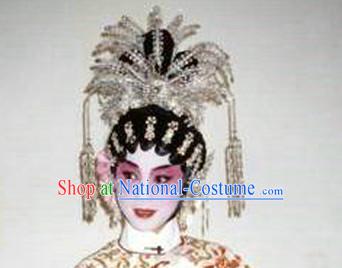 Handmade Chinese Cantonese Opera Phoenix Hair Decorations Headpieces for Women