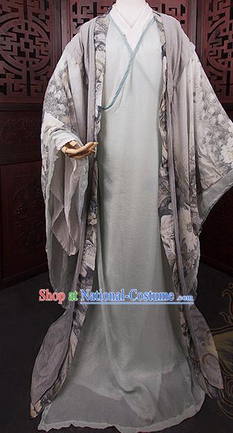 Chinese Hanfu Robe Clothing Handmade Bjd Dress Opera Costume Drama Costumes Complete Set