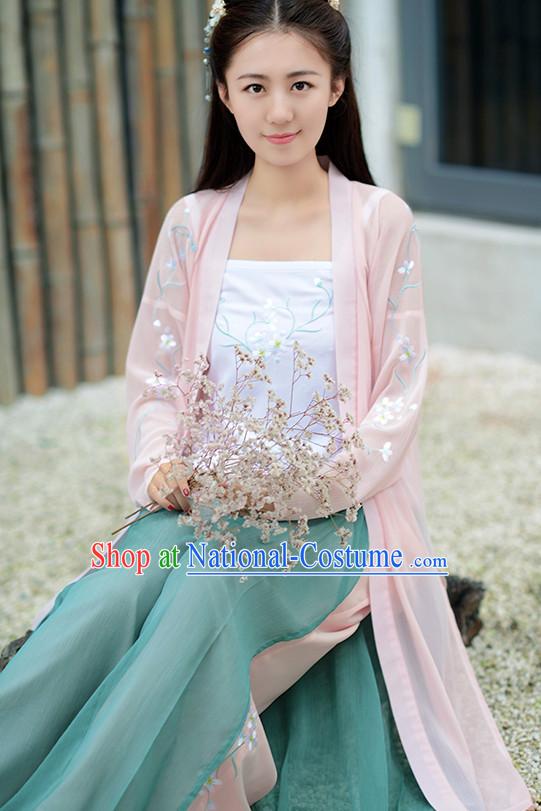 Ancient Chinese Han Dynasty Han Costume Dress Hanfu Suit