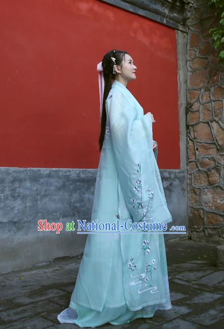 Ancient Chinese Tang Dynasty Women Han Costume Dress Hanfu Suit