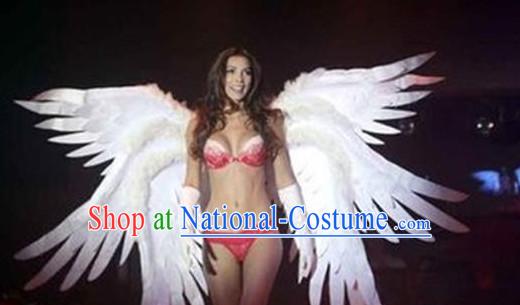 Model Feather Butterfly Dance Costumes Popular Ostrich Feathers Fancy Costume Stage Drama Costumes Angel Wings Parade Costume Complete Set