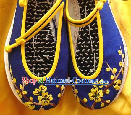 Chinese Handmade Embroidered Shoes Wedding Shoes Kung Fu Wushu Shoes Womens Shoes Opera Shoes Hanfu Shoes Dance Shoes