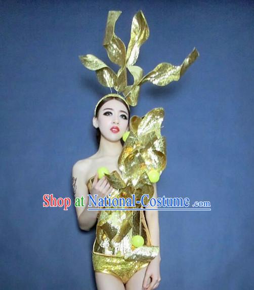 Parade Quality Feather Dance Costumes Popular Ostrich Feathers Fancy Costume Costume Angel Wings Costume Complete Set