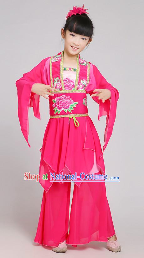 Chinese Dance Costume Ribbon Dance Costumes Fan Dance Dancer Dancing Dresses