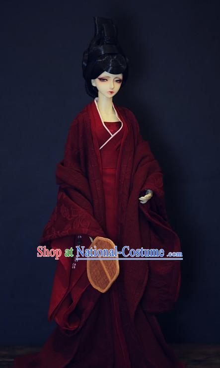 Ancient Chinese Princess Costumes Clothing Traditional Costumes Hanfu and Accessories Complete Set