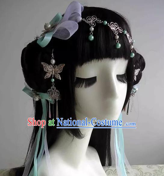 Traditional Chinese Headpiece Headdress Hair Decorations Hair Sticks Head Gear Hair Decoration Set