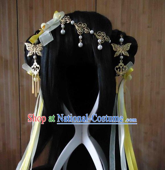 Traditional Chinese Headpiece Headdress Hair Decorations Hair Sticks Head Gear Hair Decoration Set