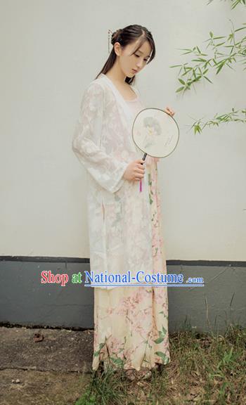 Traditional Classic Chinese Elegant Women Costume Han Dynasty Ruqun Dress, Chinese Hanfu Restoring Ancient Princess Plum Bust Skirt for Women