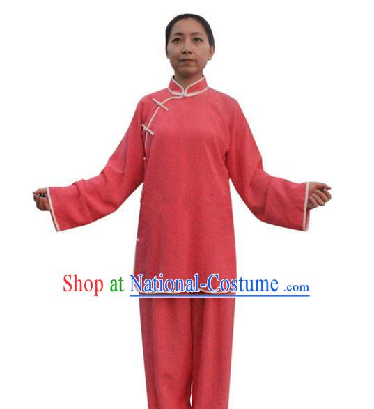 Traditional Chinese Wudang Uniform Taoist Nun Uniform Linen Priest Frock Kungfu Kung Fu Clothing Clothes Pants Shirt Supplies Wu Gong Outfits, Chinese Tang Suit Wushu Clothing Tai Chi Suits Uniforms for Women