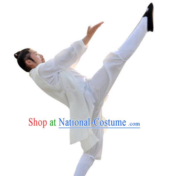 Top Kung Fu Costume Martial Arts Kung Fu Training Uniform Gongfu Shaolin Wushu Clothing for Men Women Adults Children