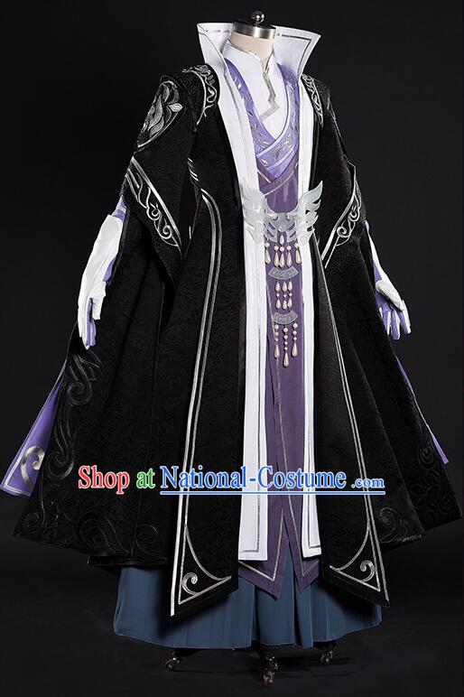 Chinense Ancient Clothes for Men Dress Chinese COSPLAY Costumes Adults Garment Show Stage Dress Costumes Dress Cos