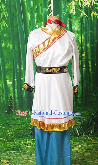 Traditional Chinese Miao Nationality Dancing Costume Folk Dance Ethnic Dance Costume for Men