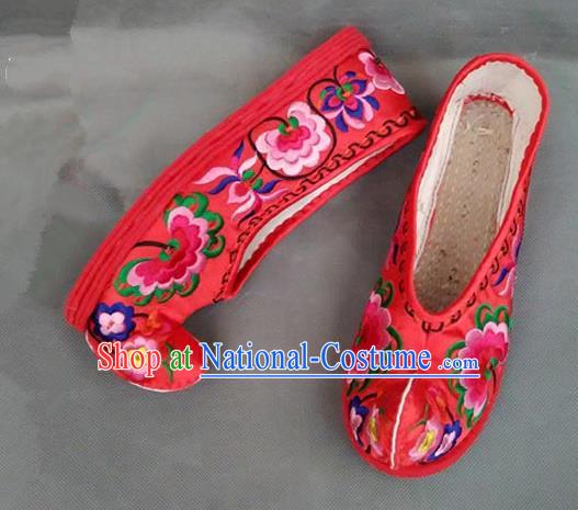 Chinese Ancient Peking Opera Embroidered Shoes Traditional Chinese Beijing Opera Props princess shoes