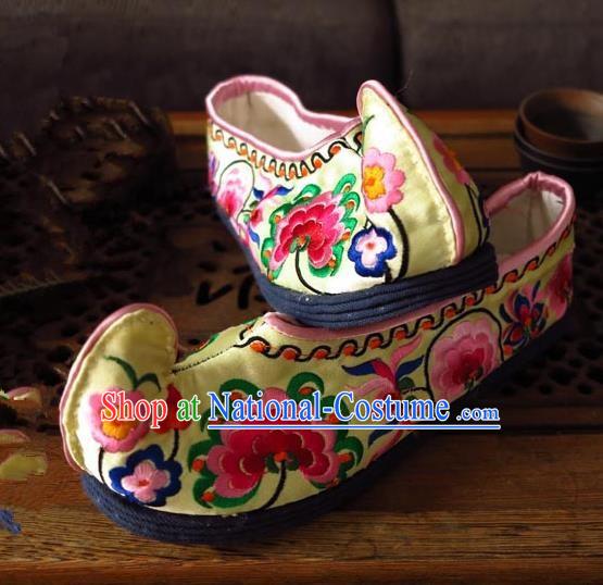 Chinese Ancient Peking Opera Embroidered Shoes Traditional Chinese Beijing Opera Props princess shoes