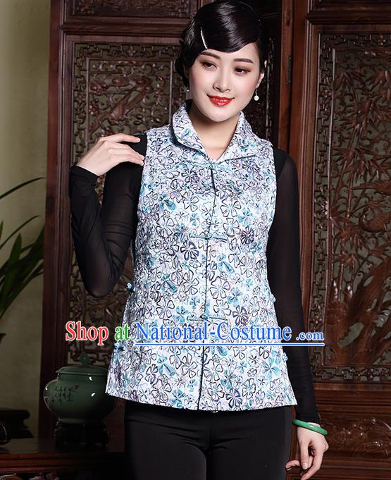 Traditional Ancient Chinese Young Women Cheongsam Dress Republic of China Tangsuit Stand Collar Blouse Dress Tang Suit Clothing for Women