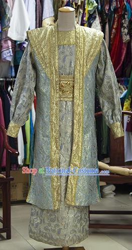 Traditional Ancient Chinese Emperor Costume, Asian Chinese Tang Dynasty Majesty Embroidered Robe Clothing for Men