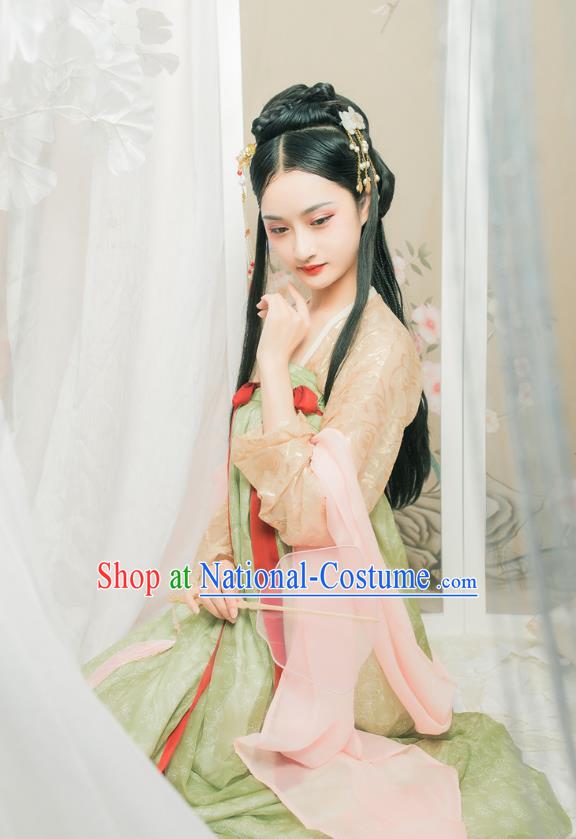 Ancient Chinese Costume Chinese Style Wedding Dress Tang Dynasty hanfu princess Clothing