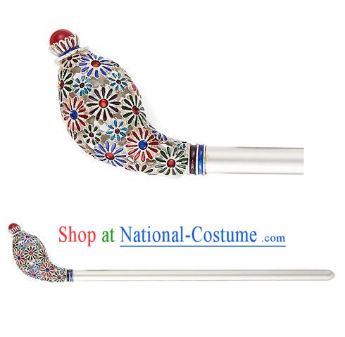 Traditional Korean National Wedding Hair Accessories Bride Palace Hairpins, Korean Hanbok Fashion Hair Stick Headwear for Women