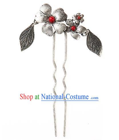 Korean National Wedding Hair Accessories Bride Hairpins Flowers Hair Clip, Korean Hanbok Fashion Palace Hair Clasp for Women