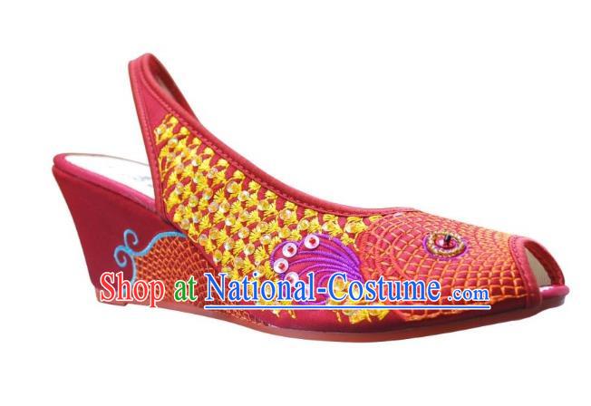 Chinese Ancient Peking Opera Embroidered Shoes Traditional Chinese Beijing Opera Props princess shoes