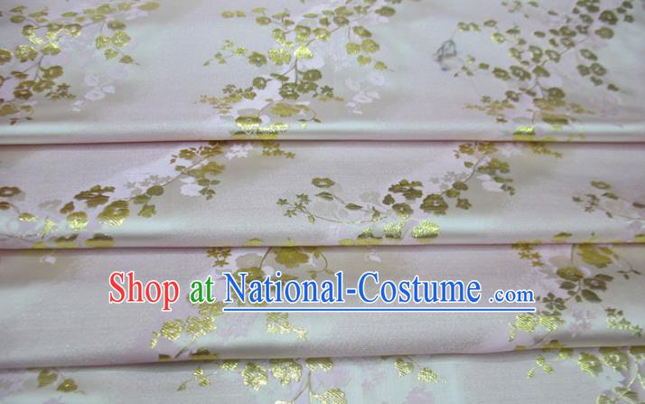 Chinese Traditional Flower Silk Fabric Brocade Embroidered Fabric Dress Material