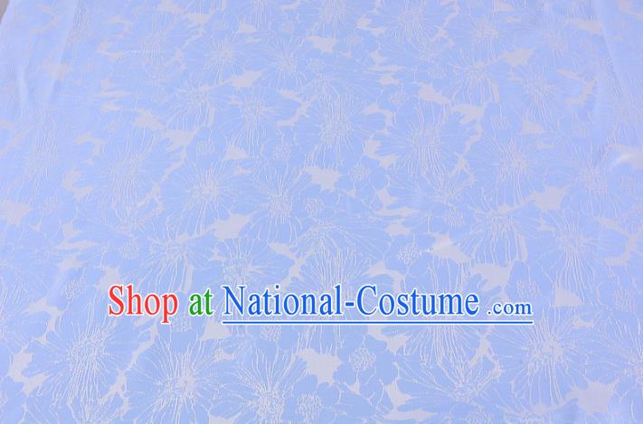 Chinese Traditional Flower Silk Fabric Brocade Embroidered Fabric Dress Material