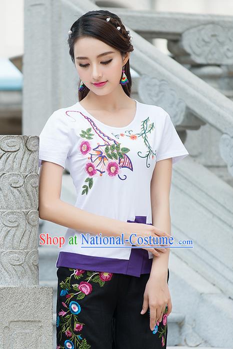 Traditional Ancient Chinese Young Women Cheongsam Dress Republic of China Tangsuit Stand Collar Blouse Dress Tang Suit Clothing for Women