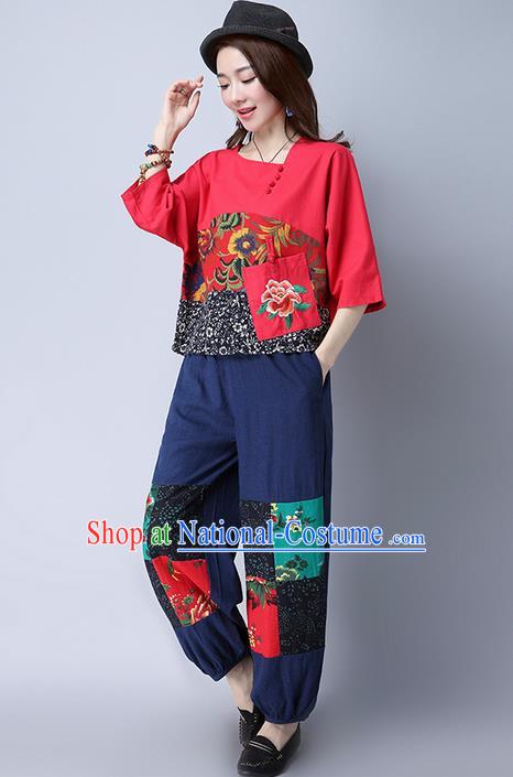 Traditional Ancient Chinese Young Women Cheongsam Dress Republic of China Tangsuit Stand Collar Blouse Dress Tang Suit Clothing for Women