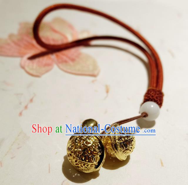 Traditional Chinese Ancient Crafts, China Handmade Anklets Jewelry Accessories Bells Ankle Chain for Women