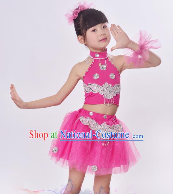 Top Grade Professional Performance Catwalks Costume, Children Chorus Full Dress Modern Dance Little Princess Bubble Dress for Girls Kids