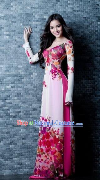 Vietnamese Trational Dress Vietnam Ao Dai Qipao Clothing