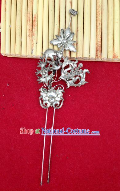 Traditional Handmade Chinese Ancient Classical Hair Jewelry Accessories, China Hanfu Hair Ornament Hairpins Imperial Princess Barrettes Hair Stick for Women