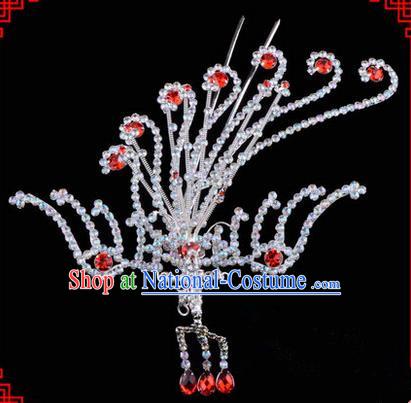 Chinese Ancient Peking Opera Hair Accessories Traditional Chinese Beijing Opera Props Head Ornaments Headwear