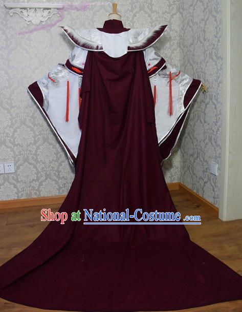 Chinese Ancient Cosplay Costumes Chinese Traditional Embroidered Clothes Ancient Chinese Cosplay Swordsman Knight Costume