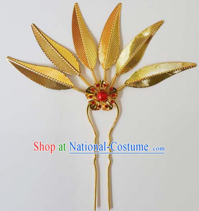 Traditional Thailand Ancient Handmade Hair Accessories Headpiece, Traditional Thai China Dai Nationality Hairpins Headwear for Women