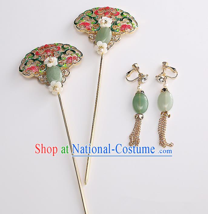 Chinese Ancient Style Hair Jewelry Accessories Hairpins Headwear Headdress Hair Fascinators for Women