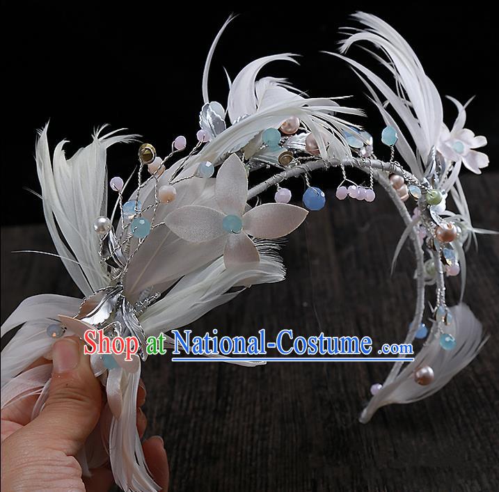 Chinese Ancient Style Hair Jewelry Accessories Hairpins Headwear Headdress Hair Fascinators for Women