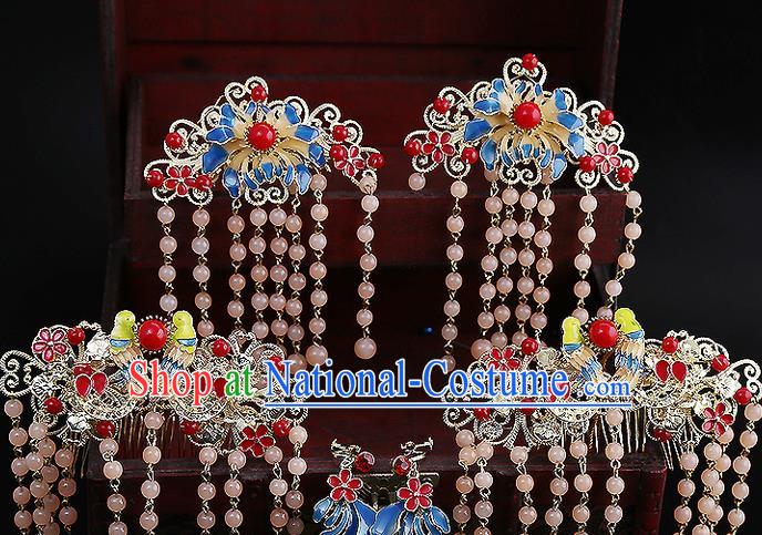 Chinese Ancient Style Hair Jewelry Accessories Hairpins Headwear Headdress Hair Fascinators for Women