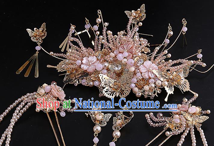 Chinese Ancient Style Hair Jewelry Accessories Hairpins Headwear Headdress Hair Fascinators for Women