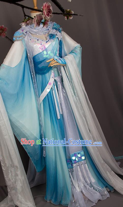 Traditional Chinese Tang Dynasty Nobility Lady Costume, Elegant Hanfu Cosplay Imperial Princess Clothing Ancient Chinese Dress for Women