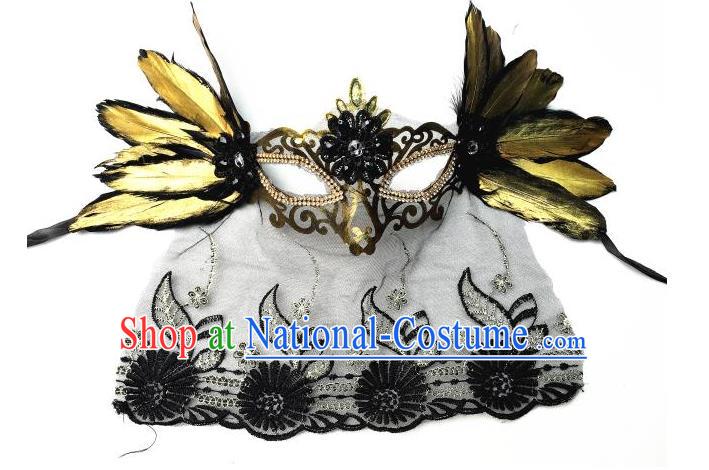 Top Performance Catwalks Headwear Halloween Cosplay Hair Accessories Mask