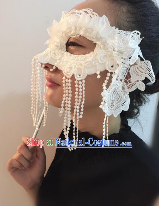 Top Performance Catwalks Headwear Halloween Cosplay Hair Accessories Mask