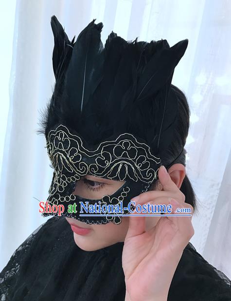 Top Performance Catwalks Headwear Halloween Cosplay Hair Accessories Mask